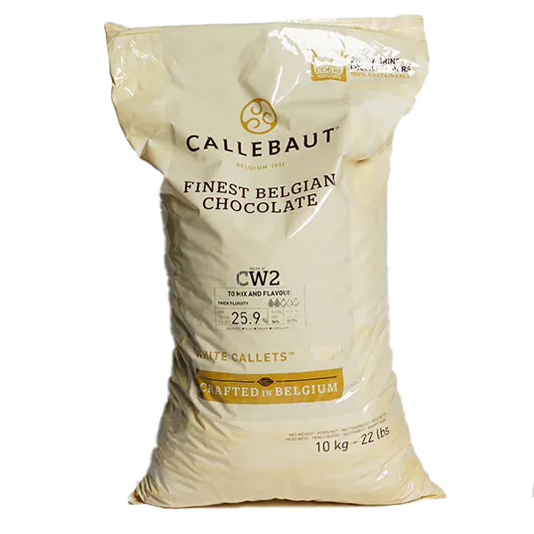 MIA Food Service CALLEBAUT 25.9% WHITE CALLETS CW2 10KG CALLEBAUT 25.9% WHITE CALLETS CW2 10KG