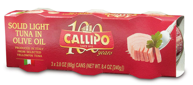 CALLIPO SOLID LIGHT TUNA IN OIL 3X80GR