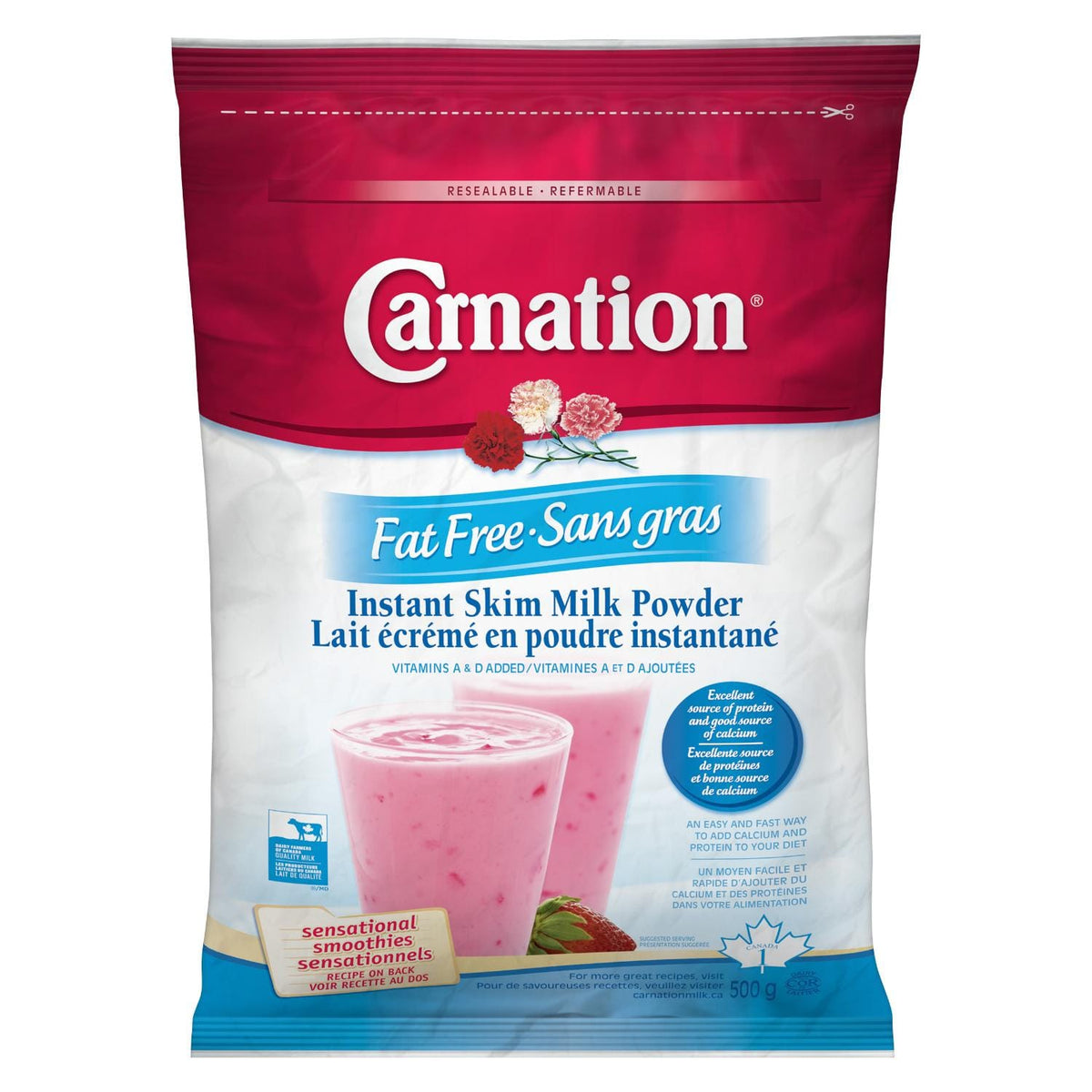 MIA Food Service CARNATION INSTANT SKIM MILK POWDER 10X500GR CARNATION INSTANT SKIM MILK POWDER 10X500GR