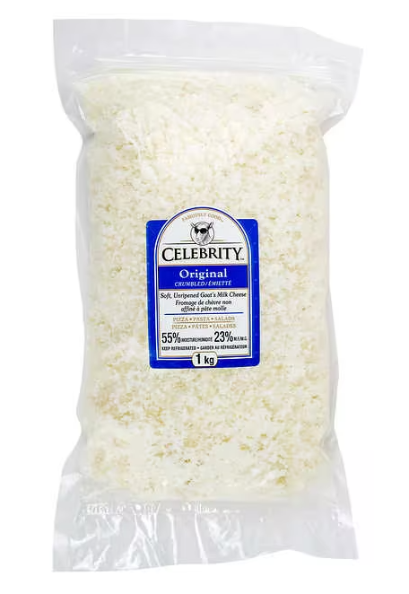 CELEBRITY CRUMBLED GOAT CHEESE 2X1KG