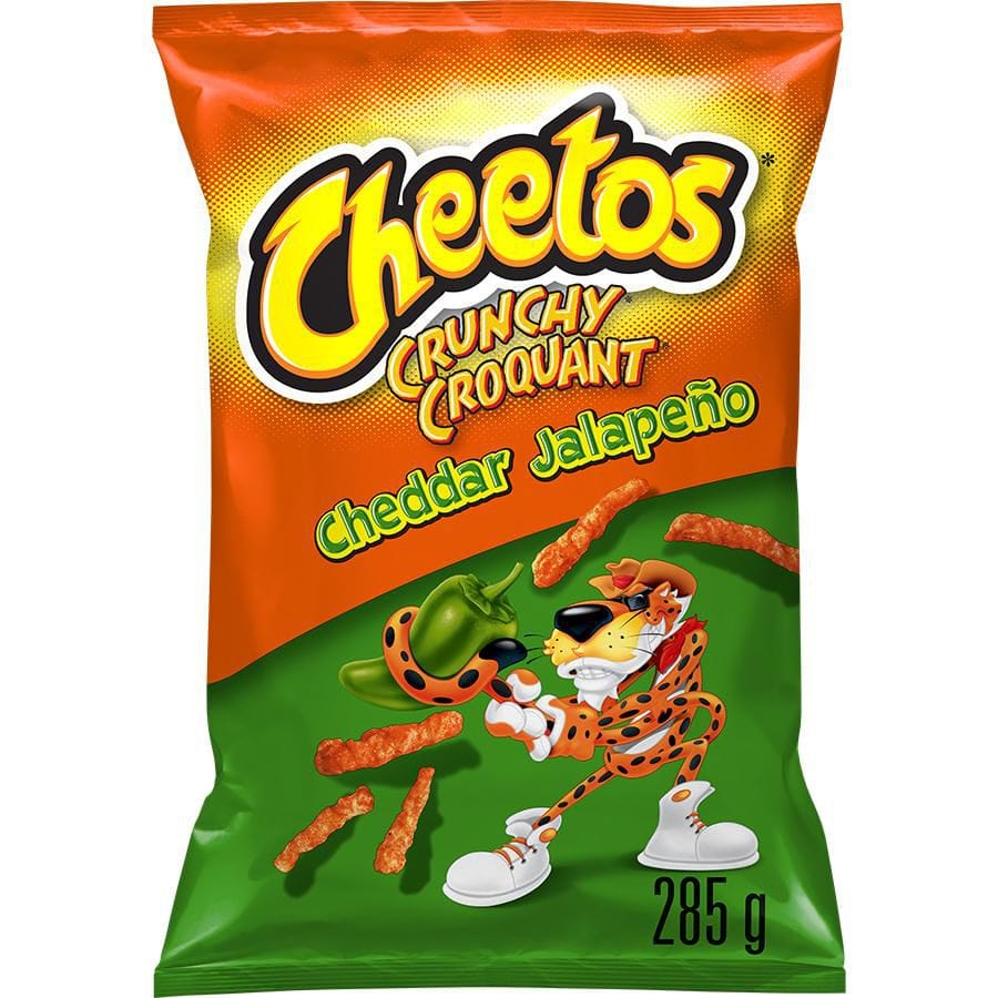 MIA Food Service CHEETOS CRUNCHY CHEDDAR JALAPENO 9X285GR CHEETOS CRUNCHY CHEDDAR JALAPENO 9X285GR