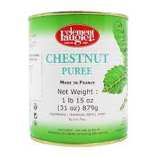 MIA Food Service FAUGIER CHESTNUT PUREE UNSWEET 879GR FAUGIER CHESTNUT PUREE UNSWEET 879GR