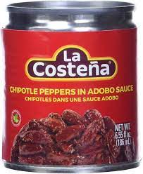 LA COSTENA CHIPOTLE PEPPERS 186ML