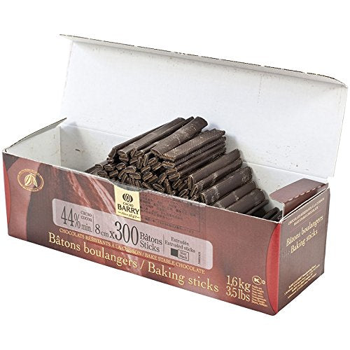 CACAO BARRY 44% 8CM BAKING STICKS 300EA 1.6KG