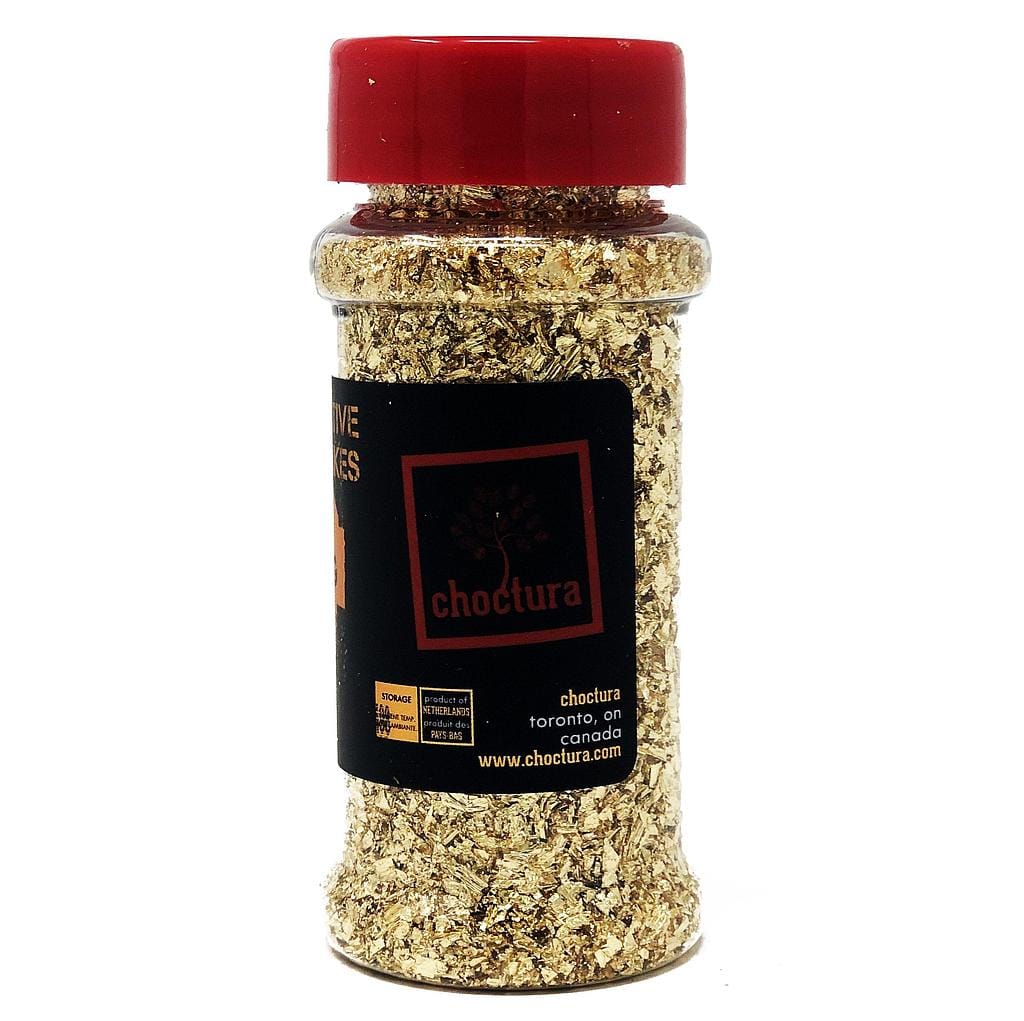 MIA Food Service CHOCTURA GOLD FLAKES 5GR CHOCTURA GOLD FLAKES 5GR