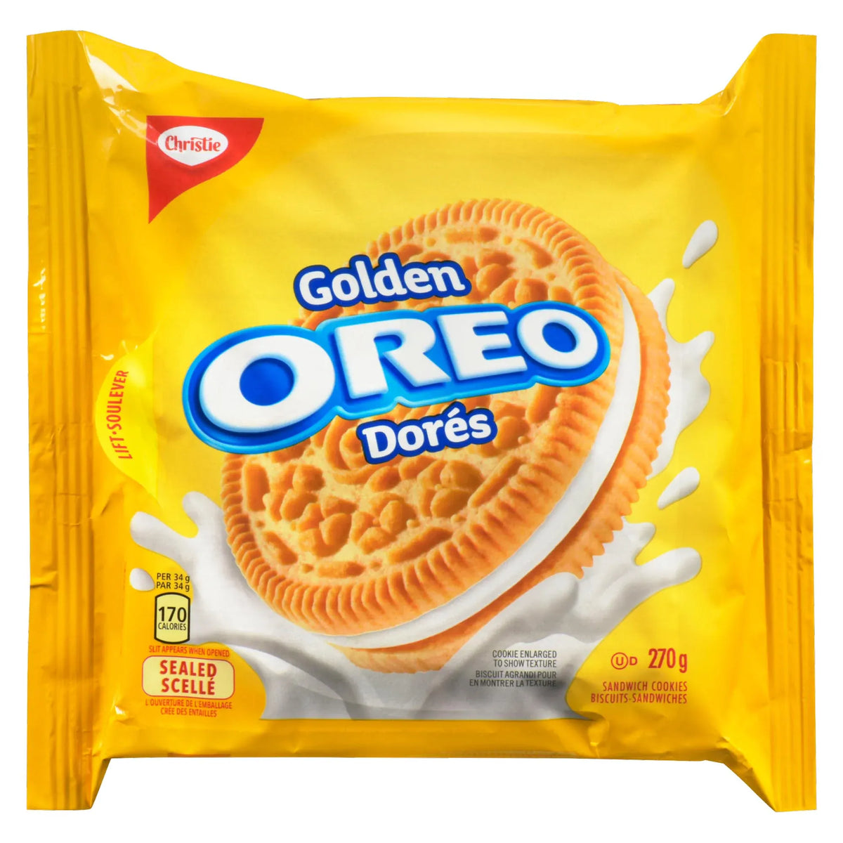 MIA Food Service CHRISTIE GOLDEN OREO COOKIES 270GR CHRISTIE GOLDEN OREO COOKIES 270GR