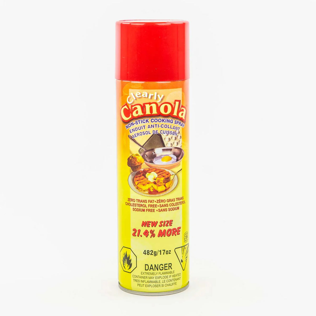 MIA Food Service CLEARLY CANOLA COOKING SPRAY 6X482GR CLEARLY CANOLA COOKING SPRAY 6X482GR