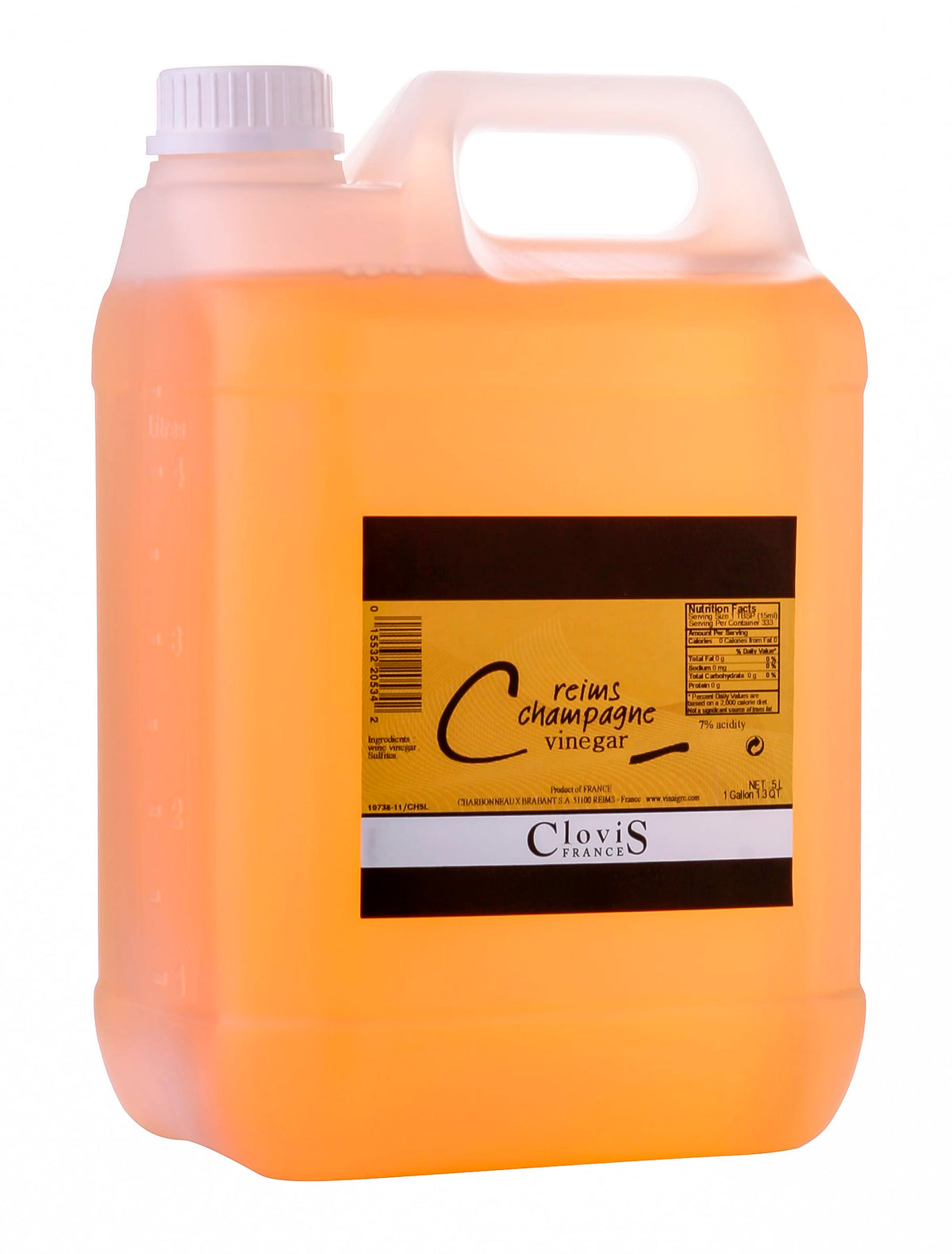 MIA Food Service CLOVIS REIMS CHAMPAGNE VINEGAR 5L CLOVIS REIMS CHAMPAGNE VINEGAR 5L