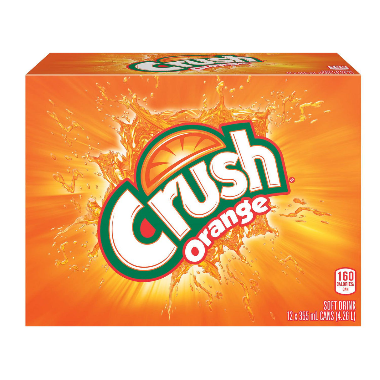 CRUSH ORANGE CANS 12X355ML