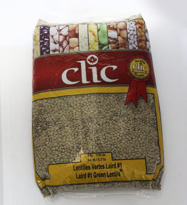 MIA Food Service CLIC GREEN LENTILS 5KG CLIC GREEN LENTILS 5KG