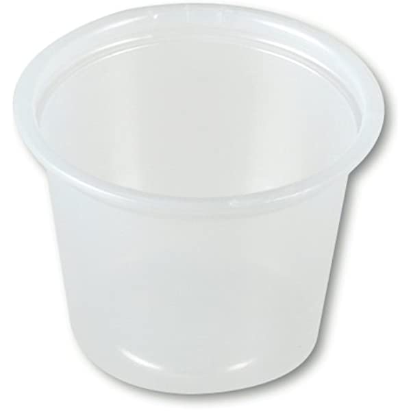 MIA Food Service DART 1OZ CLEAR PORTION CUPS 125EA DART 1OZ CLEAR PORTION CUPS 125EA