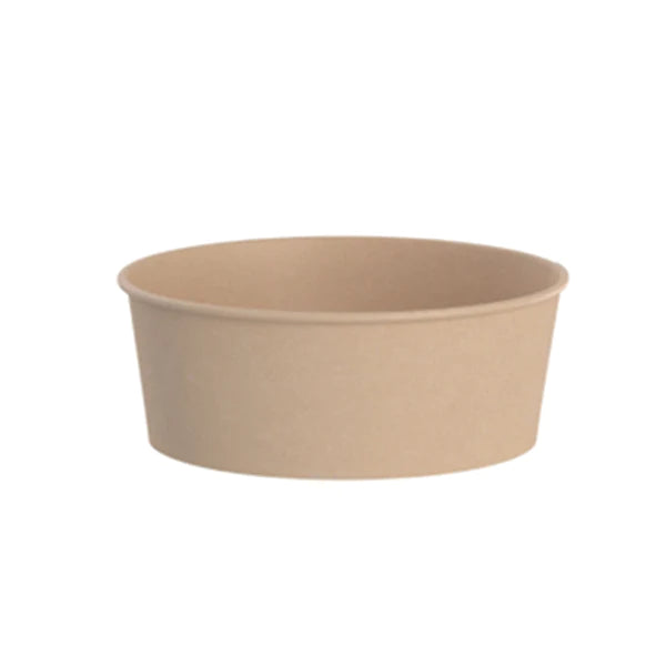 DART 44OZ SQUAT KRAFT PAPER FOOD CONTAINERS 6X50EA