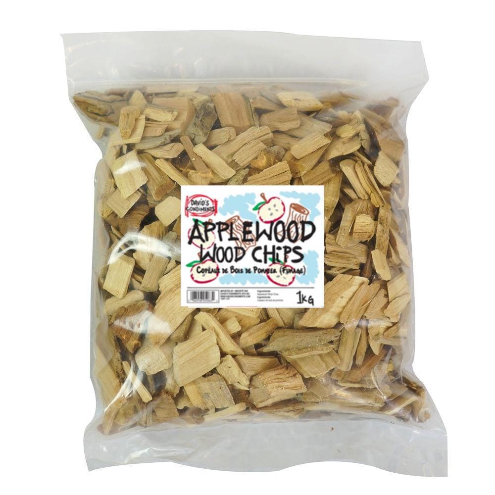 MIA Food Service DAVIDS APPLEWOOD WOOD CHIPS 1KG DAVIDS APPLEWOOD WOOD CHIPS 1KG