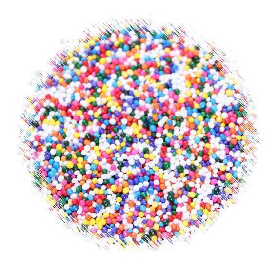 MIA Food Service DAWN DDA RAINBOW SPRINKLES NONPAREILS ROUND 3KG DAWN DDA RAINBOW SPRINKLES NONPAREILS ROUND 3KG