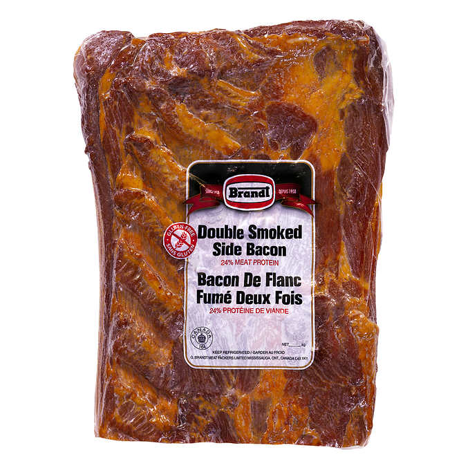 BRANDT DOUBLE SMOKED BACON PER KG