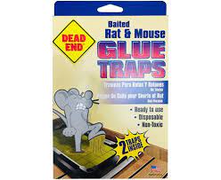 MIA Food Service DEAD END MOUSE GLUE TRAPS 2EA DEAD END MOUSE GLUE TRAPS 2EA