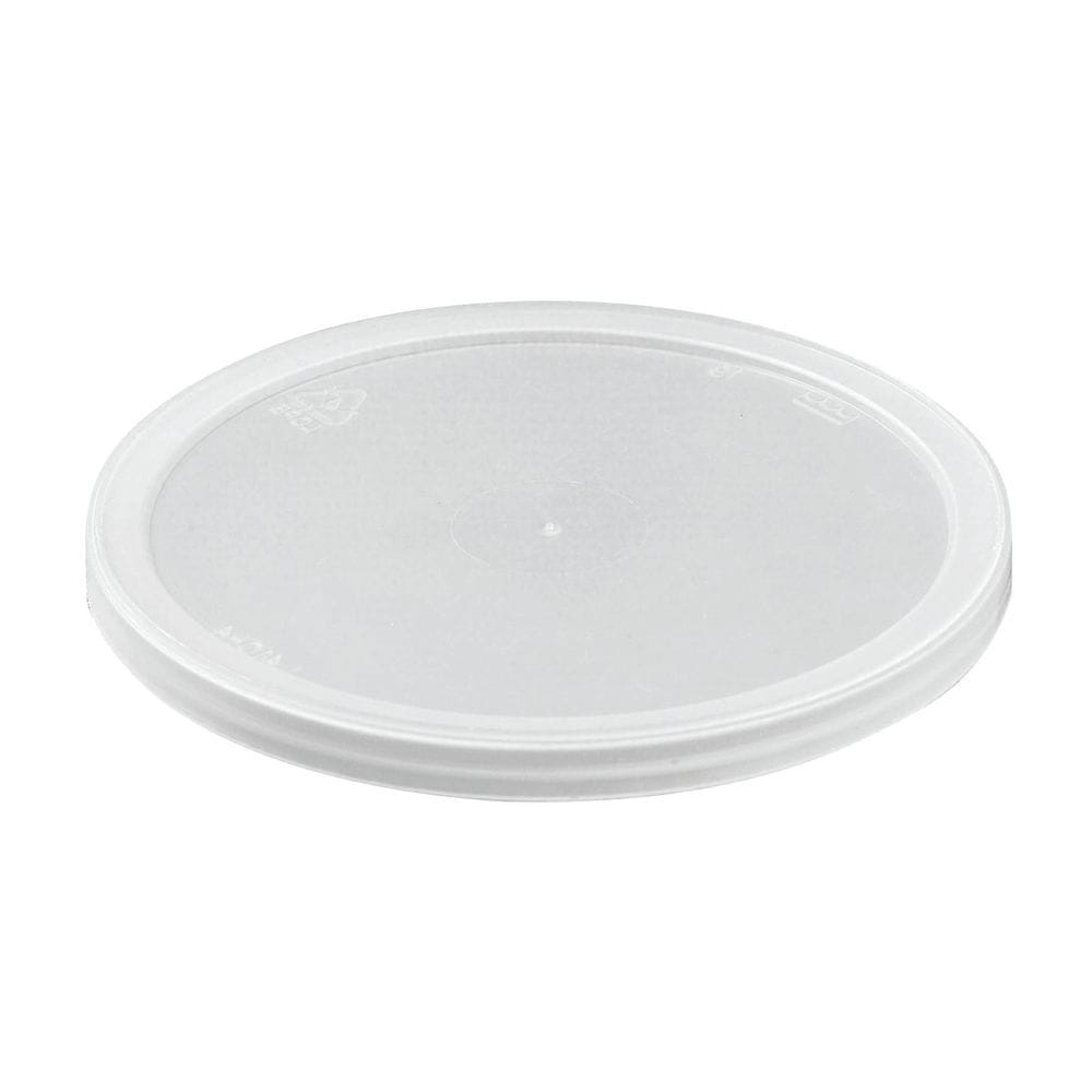 MIA Food Service NUVO ROUND DELI CONTAINER LIDS 10X50EA NUVO ROUND DELI CONTAINER LIDS 10X50EA