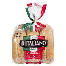 MIA Food Service DITALIANO ORIGINAL SAUSAGE BUNS 6EA 456GR DITALIANO ORIGINAL SAUSAGE BUNS 6EA 456GR