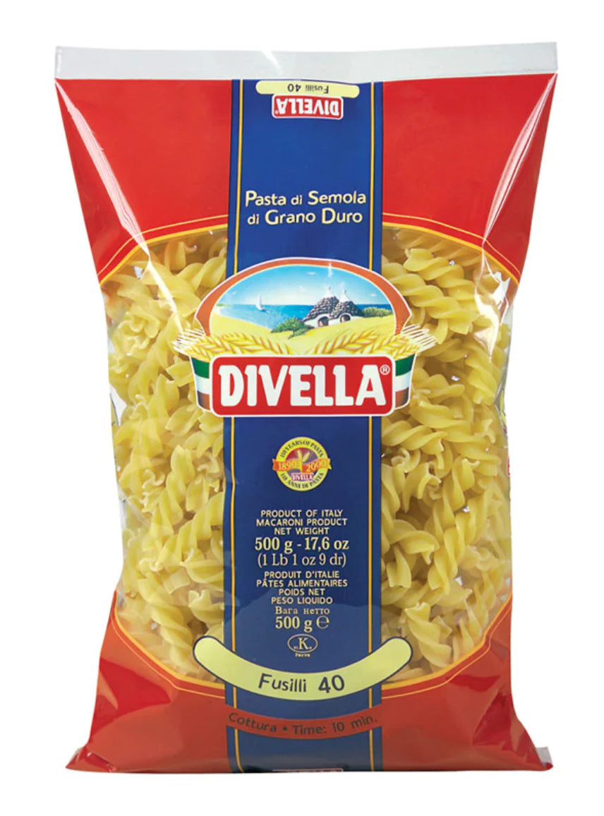 DIVELLA FUSILLI #40 PASTA 24X500GR