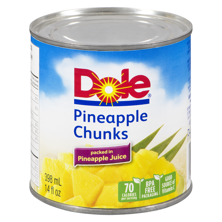 DOLE PINEAPPLE CHUNKS 398ML