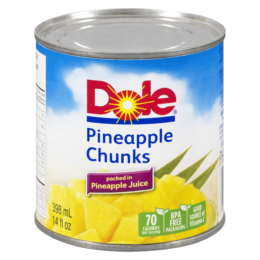 MIA Food Service DOLE PINEAPPLE CHUNKS 398ML DOLE PINEAPPLE CHUNKS 398ML
