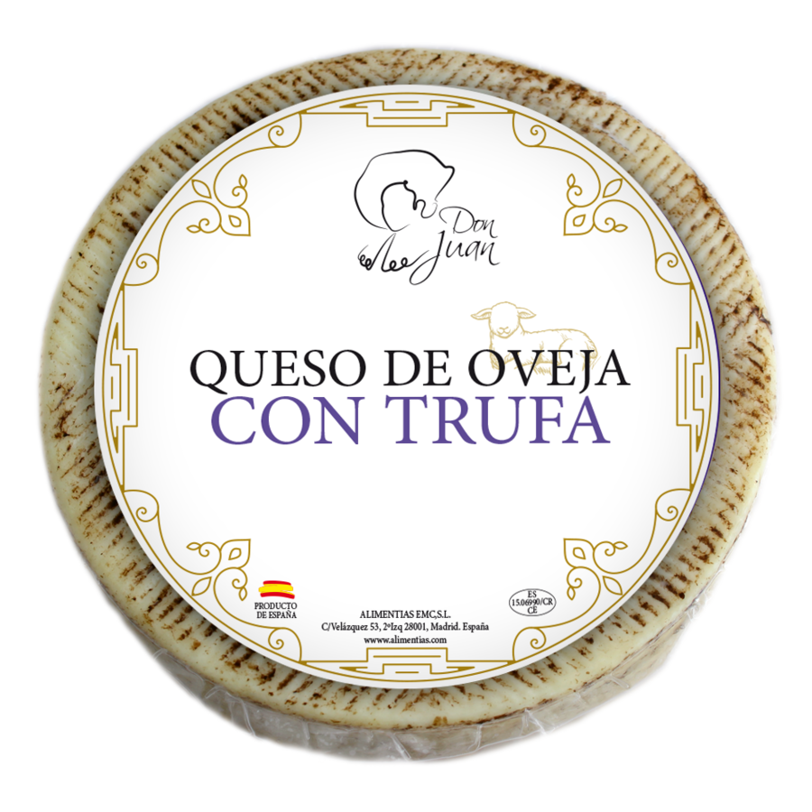 DON JUAN SHEEP CHEESE WITH TRUFFLE PER KG