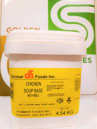 Mia Food Service DONMAR CHICKEN SOUP BASE WITH MSG 4.54KG DONMAR CHICKEN SOUP BASE WITH MSG 4.54KG