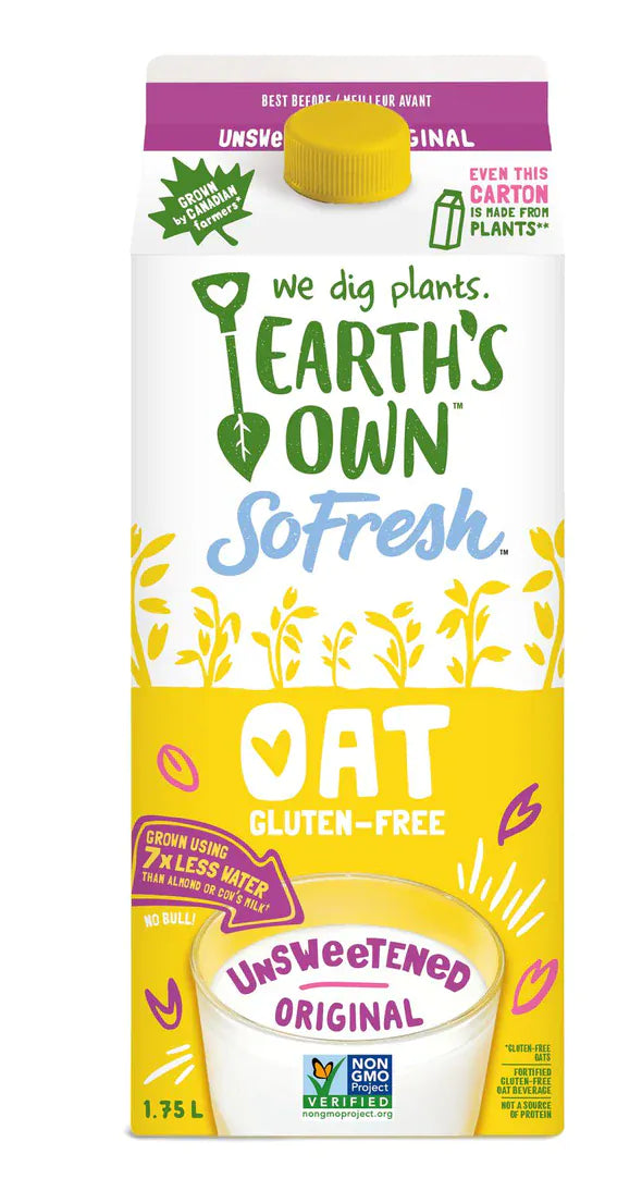 MIA Food Service EARTHS OWN SO FRESH OAT MILK 6X1.75L EARTHS OWN SO FRESH OAT MILK 6X1.75L
