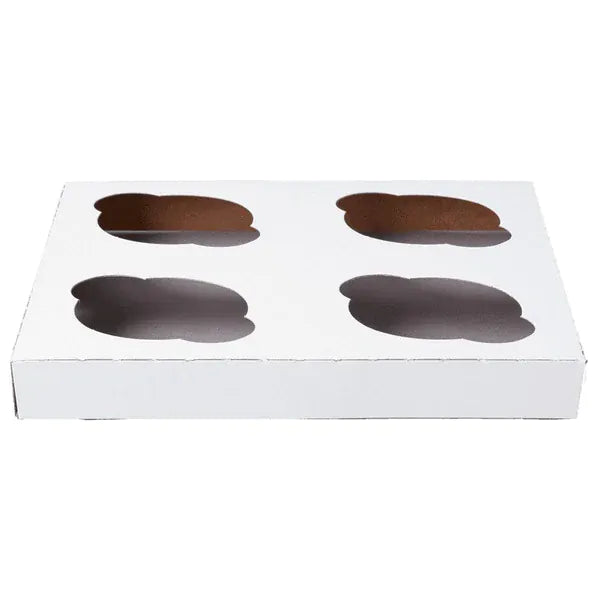 MIA Food Service EB 7X7X4 CUPCAKE INSERTS 4PK 100EA EB 7X7X4 CUPCAKE INSERTS 4PK 100EA