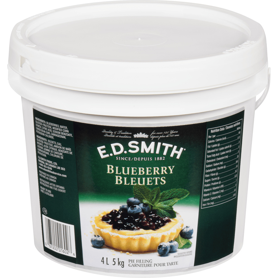 MIA Food Service ED SMITH BLUEBERRY PIE FILLING 5KG ED SMITH BLUEBERRY PIE FILLING 5KG