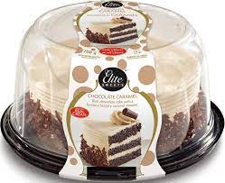 MIA Food Service ELITE 6" CHOCOLATE CARAMEL CAKE 700GR ELITE 6" CHOCOLATE CARAMEL CAKE 700GR
