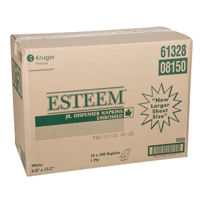 ESTEEM JUNIOR DISPENSER NAPKINS 18X500EA