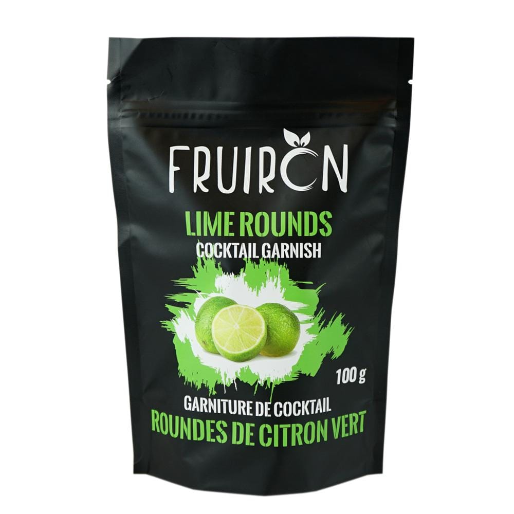 MIA Food Service FRUIRON LIME ROUNDS COCKTAIL GARNISH 100GR FRUIRON LIME ROUNDS COCKTAIL GARNISH 100GR
