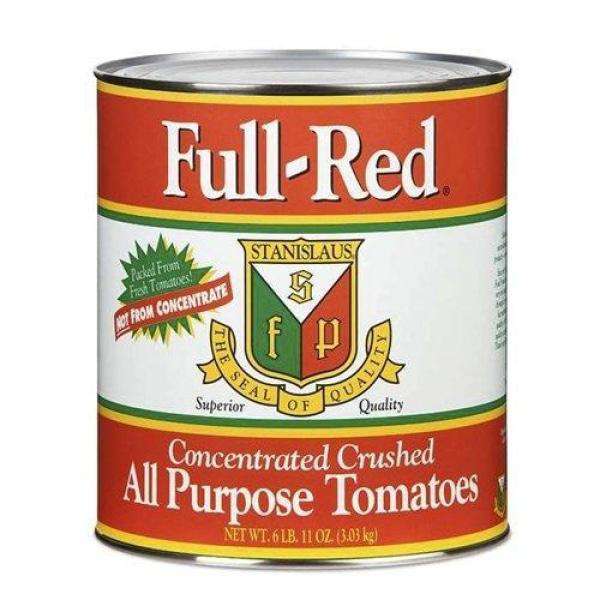 MIA Food Service FULL RED CRUSHED TOMATOES 6X100OZ FULL RED CRUSHED TOMATOES 6X100OZ