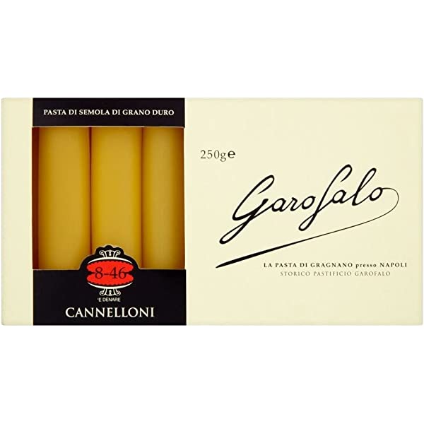 GAROFALO CANNELLONI SHELLS #8-46 PASTA 12X250GR
