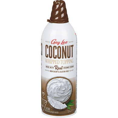 MIA Food Service GAY LEA AEROSOL COCONUT WHIP CREAM 225GR GAY LEA AEROSOL COCONUT WHIP CREAM 225GR