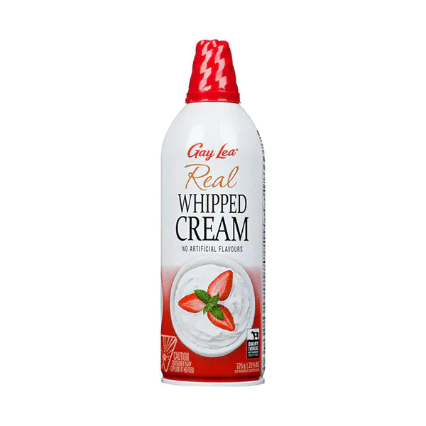 MIA Food Service GAY LEA AEROSOL WHIP CREAM 225GR GAY LEA AEROSOL WHIP CREAM 225GR