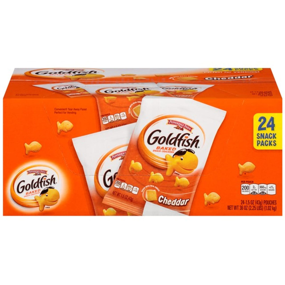 MIA Food Service GOLDFISH CRACKERS 24X43GR GOLDFISH CRACKERS 24X43GR