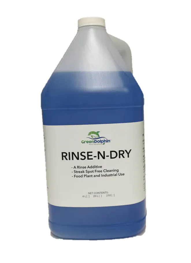 MIA Food Service GREEN DOLPHIN RINSE N DRY 4X4L GREEN DOLPHIN RINSE N DRY 4X4L
