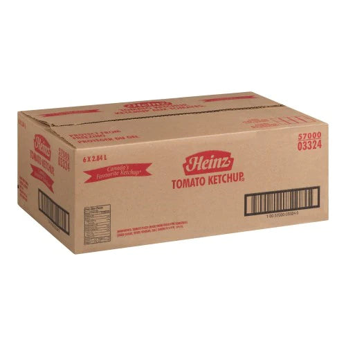 HEINZ KETCHUP PLASTIC 6X2.84L