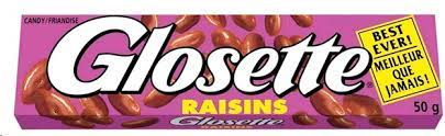 Mia Food HERSHEYS GLOSETTE RAISINS 18X50GR HERSHEYS GLOSETTE RAISINS 18X50GR