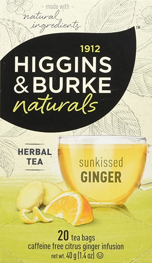 MIA Food Service HIGGINS & BURKE CITRUS GINGER GINSENG TEA 6X20EA HIGGINS & BURKE CITRUS GINGER GINSENG TEA 6X20EA