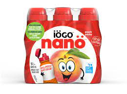 IOGO NANO PEACH YOGURT 6X93ML