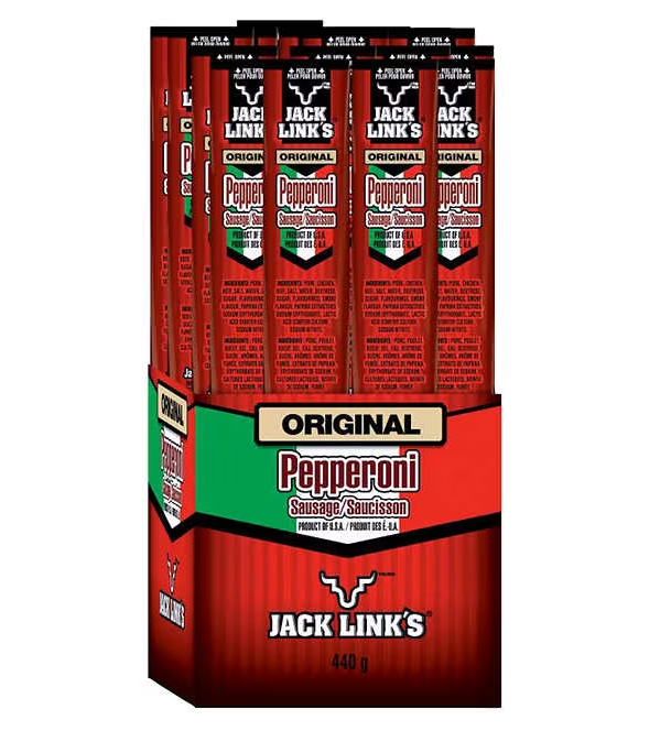 JACK LINKS ORIGINAL PEPPERONI STICKS 20X22GR