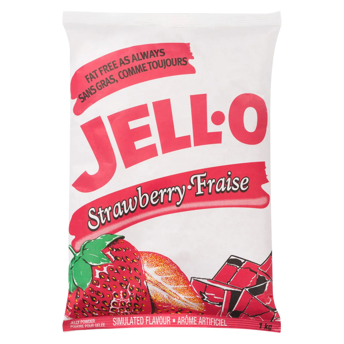 MIA Food Service JELLO STRAWBERRY 1KG JELLO STRAWBERRY 1KG