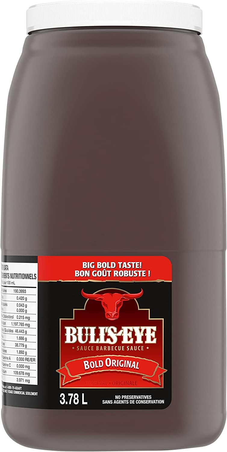 Mia Food KRAFT BULLSEYE BOLD ORIGINAL BBQ SAUCE 3.78L KRAFT BULLSEYE BOLD ORIGINAL BBQ SAUCE 3.78L