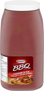MIA Food Service KRAFT CHICKEN & RIB BBQ SAUCE 3.78L KRAFT CHICKEN & RIB BBQ SAUCE 3.78L