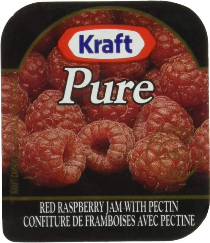 Mia Food KRAFT HEINZ PURE RASPBERRY JAM PORTIONS 140X10ML KRAFT HEINZ PURE RASPBERRY JAM PORTIONS 140X10ML