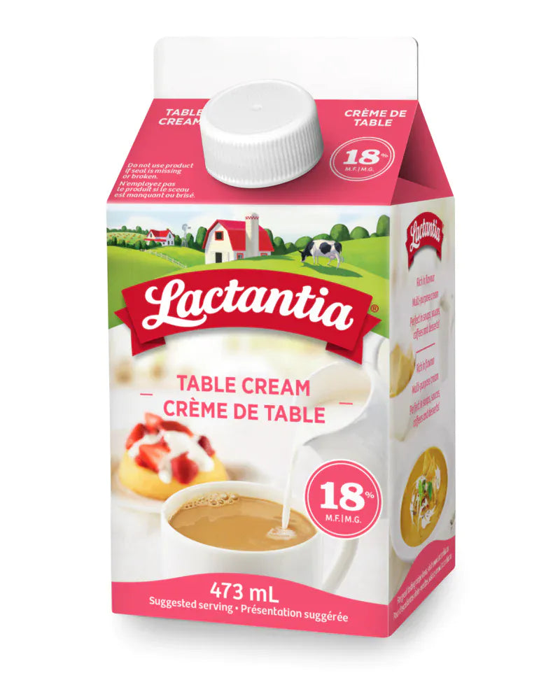 MIA Food Service LACTANTIA 18% CREAM 473ML LACTANTIA 18% CREAM 473ML