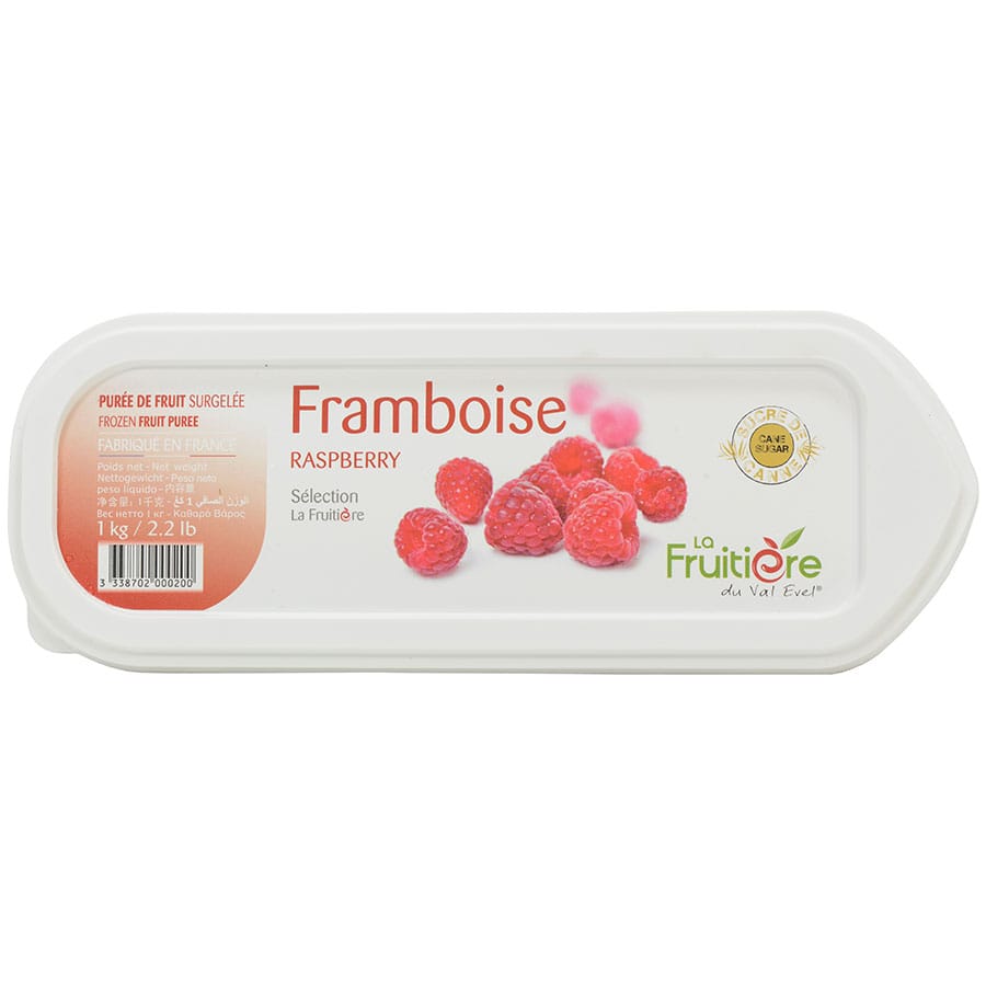 MIA Food Service LA FRUITIERE RASPBERRY PUREE 1KG LA FRUITIERE RASPBERRY PUREE 1KG